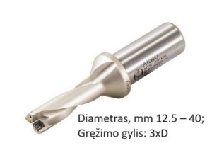 Plokšteliniai grąžtai ATUM D3 - KDR